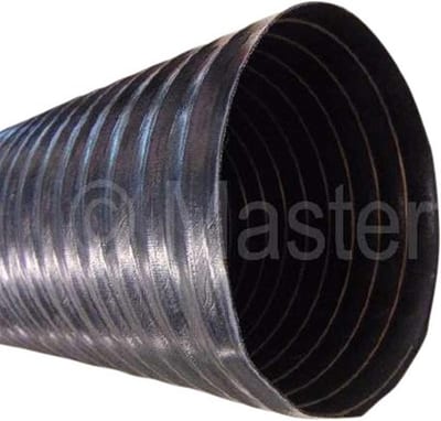 Flexafit Vacuum lift hose neoprene coated fibreglass black - 102mm, 140°C, 2.5M