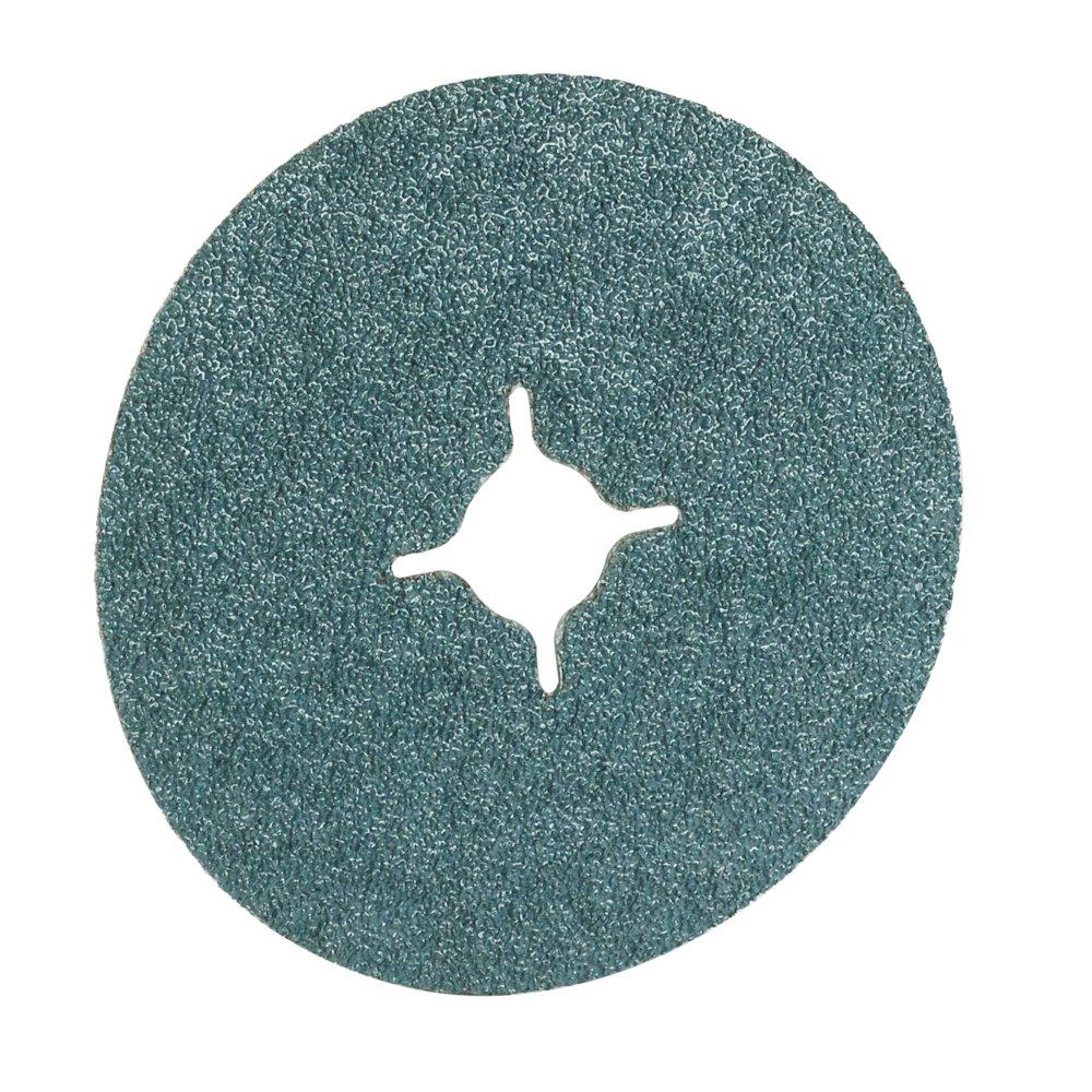 Flexovit FX672 Fiber Disc - 125mm, 120, Stainless steel, steel, 22.23mm, Centre hole, Angle grinder, Zirconia