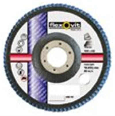 Flexovit Industrial line Flap Disc plan - 22.23mm, 125mm, 60, steel, stainless steel, aluminium, Zirconia