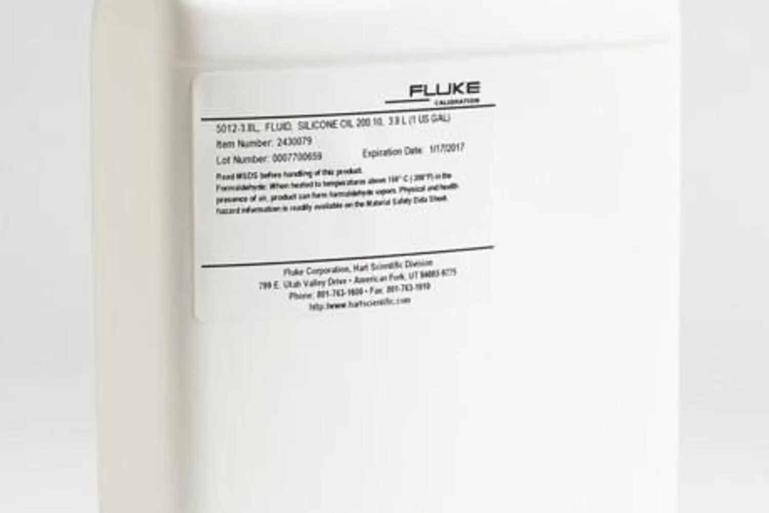 5012-3.8L | Silicone Oil Type 200.10, 3.8 liters (1 gal)