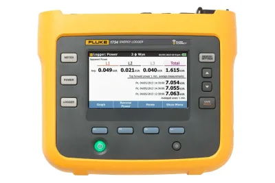 Fluke 1732 and 1734 Three Phase Power Measurement Logger