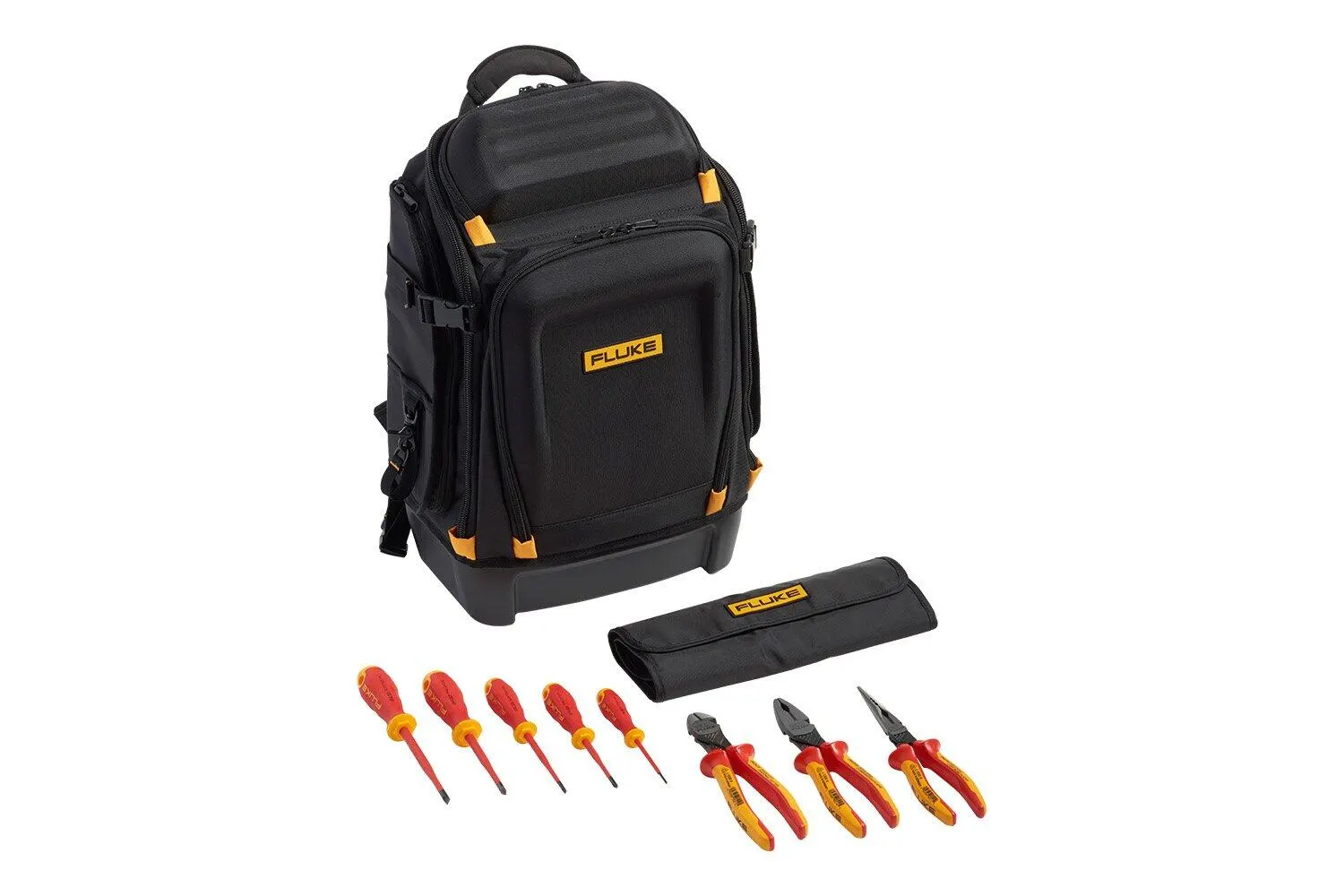 Fluke PACK30 tool backpack + insulated hand tools starter kit