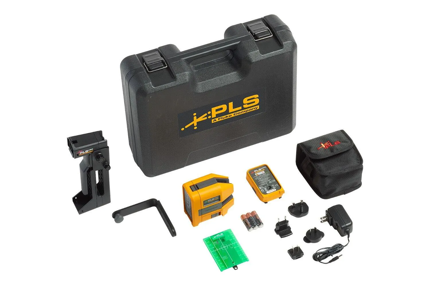 PLS 180G RBP Green Cross Line Laser Level Kit