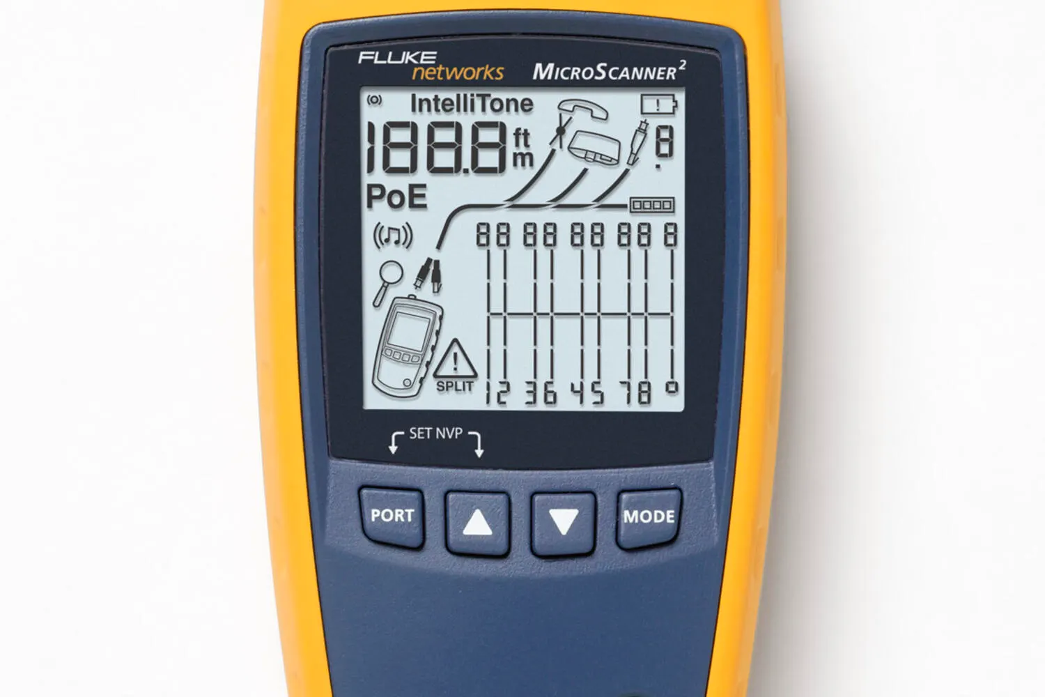 Fluke Networks MicroScanner™ 2 Industrial Ethernet Cable Verifier