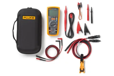 Solar Tools Kit with 1587 FC Insulation Multimeter and TLPV1 Test Leads