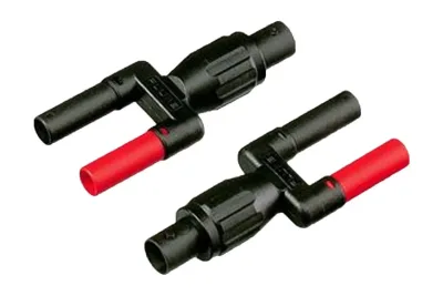 Fluke PM9081 Dual Banana Plug (male) to Female BNC Adapter