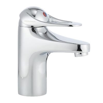 FM Mattsson 9000E II Washbasin faucet - 1 handles, 100mm, Chrome-plated, Polished, Low, without pop-up waste, Yes