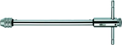 Format 1850 Top Tap Wrench with ratchet M1 - M6 steel - 2.4mm, 5.5mm