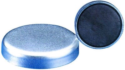 Format 3976 Pot Magnet flat - 0.4kg, 4.5mm, 10mm, Ferrit, Galvanised