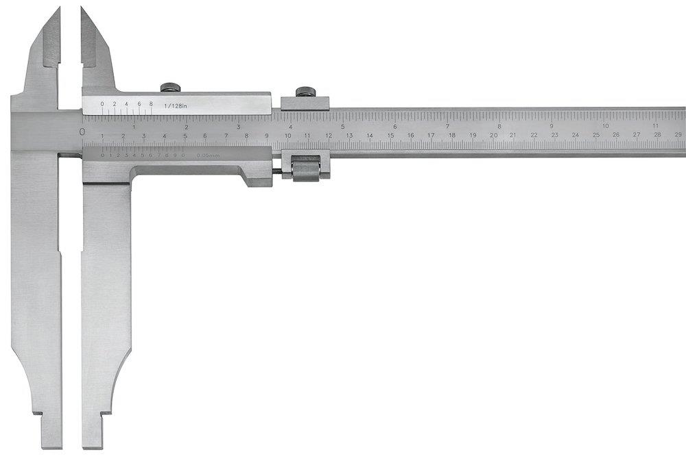 Format 4199 Caliper with point and fine adjustment - 0-300mm, 90mm, 0,05 mm