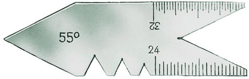 Format 4453 Thread Grinding Gauge 60 Degrees