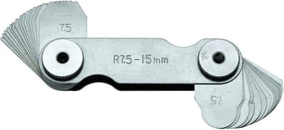 Format 4479 Radius Gauge 15 blades 15.5-25 mm - 15,5-25 mm