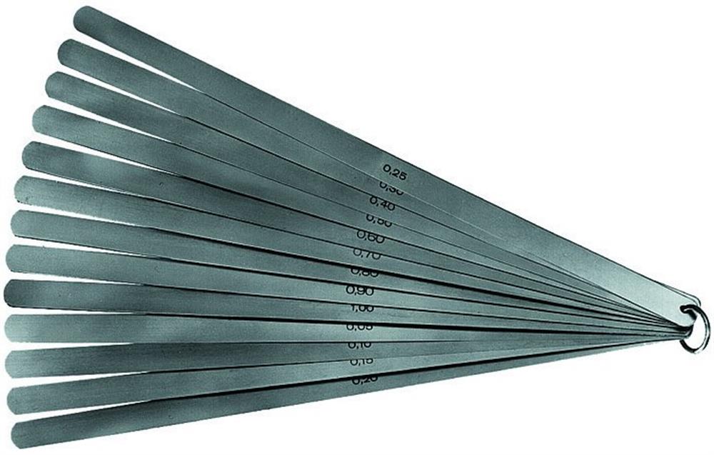 Format 4487 Feeler Gauge Set 20 pieces steel - 0.05mm, 1mm, 300mm