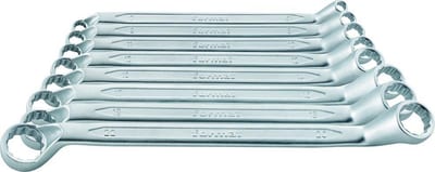 Format 5748 Double Ring Wrench Set - 6X7-30X32 mm, 12PCS