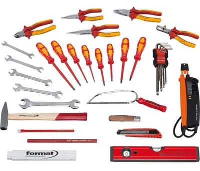 Format 6165 Tool Set 37 pcs. Electrician