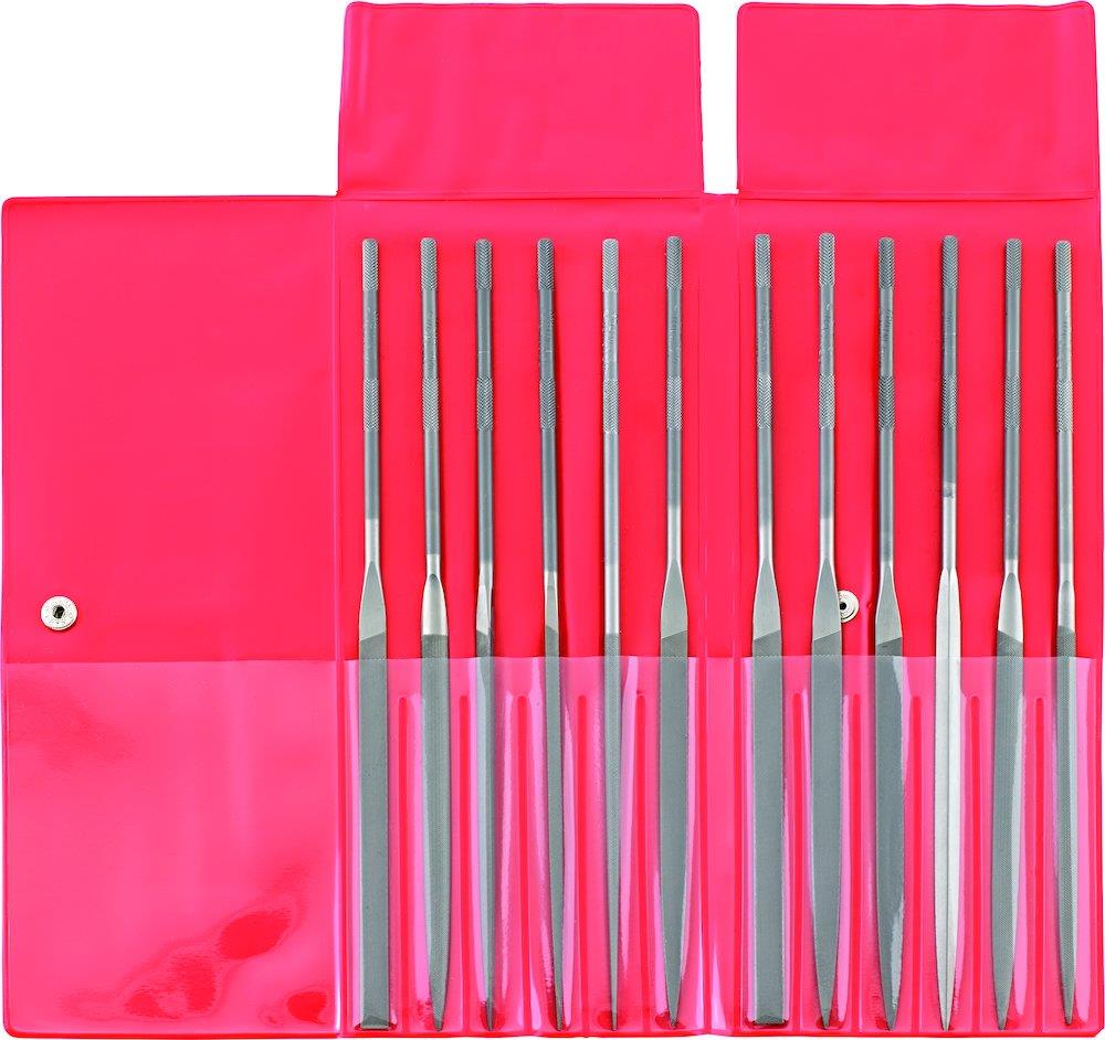 Format 6647 Needle File Set H2 - 160mm, 12PCS