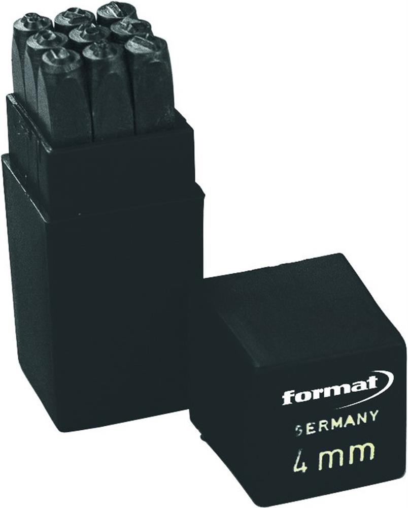 Format 9720 Steel Numbers 8mm set 0-9 - 8