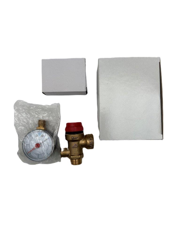 Fortes Energy Homeheat Safety valve with manometer