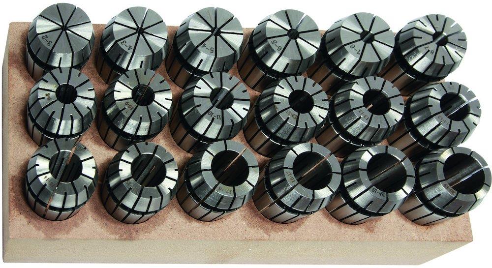 Fortis 3144 Collet Set 6499B - ER16, 1-10mm