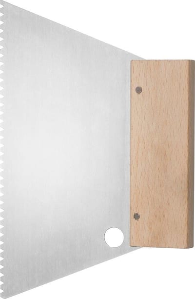 Fortis Notched Trowel fine-tooth B2 - 180mm