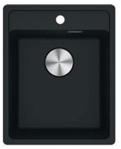 Franke MRG Kitchen Sink with backplate fragranite - Square, 400mm, 200mm, 370mm