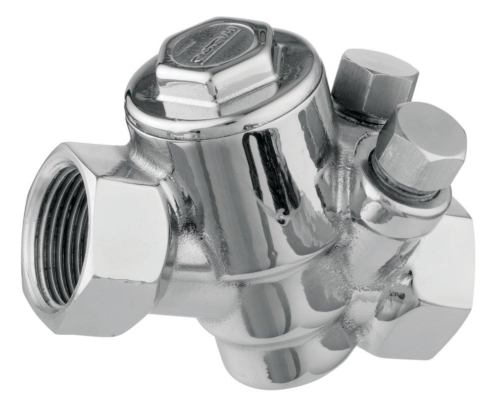 Frese ALPHA Sanitary Balancing Valve with plug - 15, coupling/coupling, 1/2"