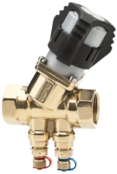 Frese SIGMA Compact Balancing Valve low flow with 2 plugs - 32, coupling/coupling, 1 1/4"