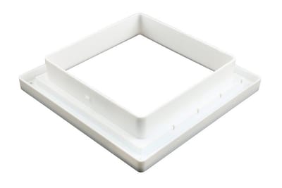 Fresh Transition Piece, White, 180 x 180 x 40 mm