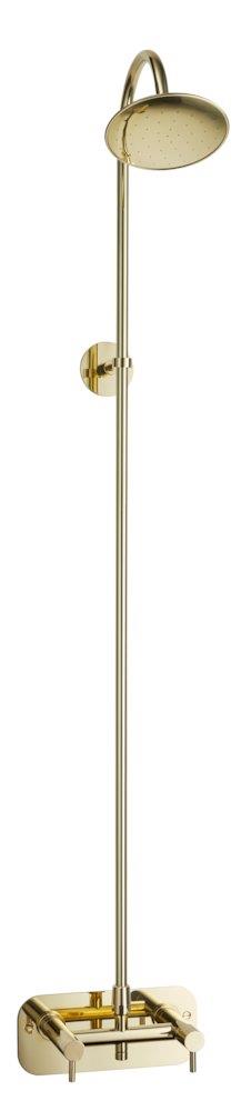 Frostline EQI Outdoor Shower - 150mm, 350mm, 1210mm, 1/2 ", 23L/min, brass