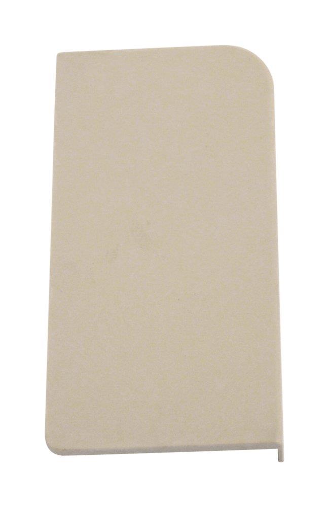 Gabotherm End piece left - Light grey