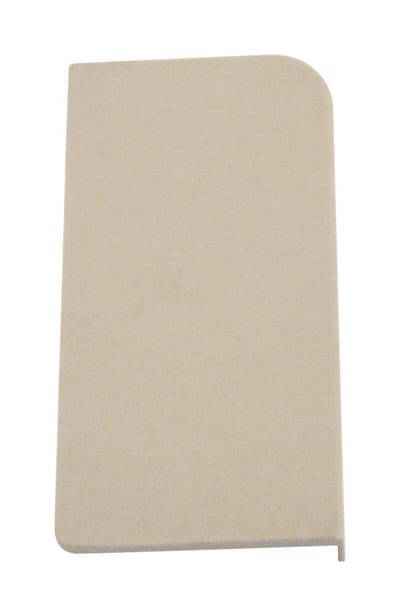 Gabotherm End piece left - Light grey