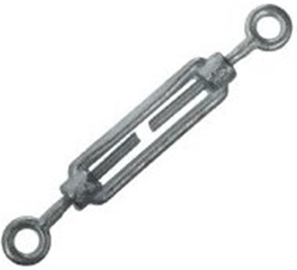 Galvanized Guy Wire Tensioner with Eyes 20 mm