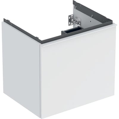 Geberit Acanto Base cabinet - 541mm, Matt-lacquered, 592mm, 475mm, white, 1 drawer + 1 internal drawer, Yes