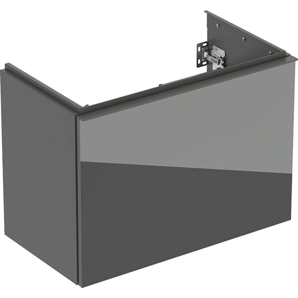 Geberit Acanto Base cabinet lava - 535mm, Matt-lacquered, 740mm, 415mm, grey, 1 drawer + 1 internal drawer, Yes 10413256