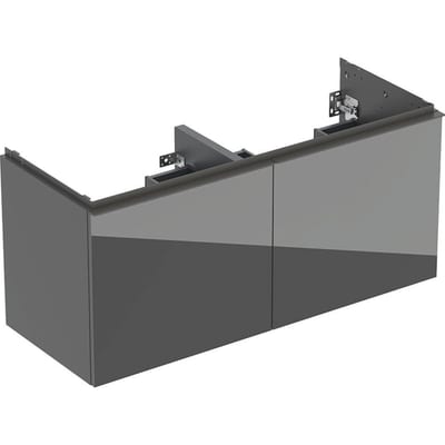 Geberit Acanto Base Cabinet Lava - 541 x 1184 x 475 mm, matt-lacquered grey, 2+2 drawers