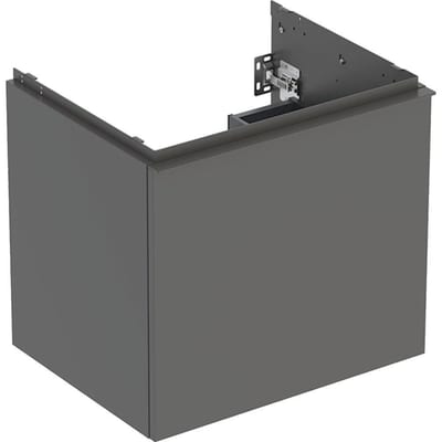 Geberit Acanto Base cabinet lava - 541mm, Matt-lacquered, 592mm, 475mm, grey, 1 drawer + 1 internal drawer, Yes