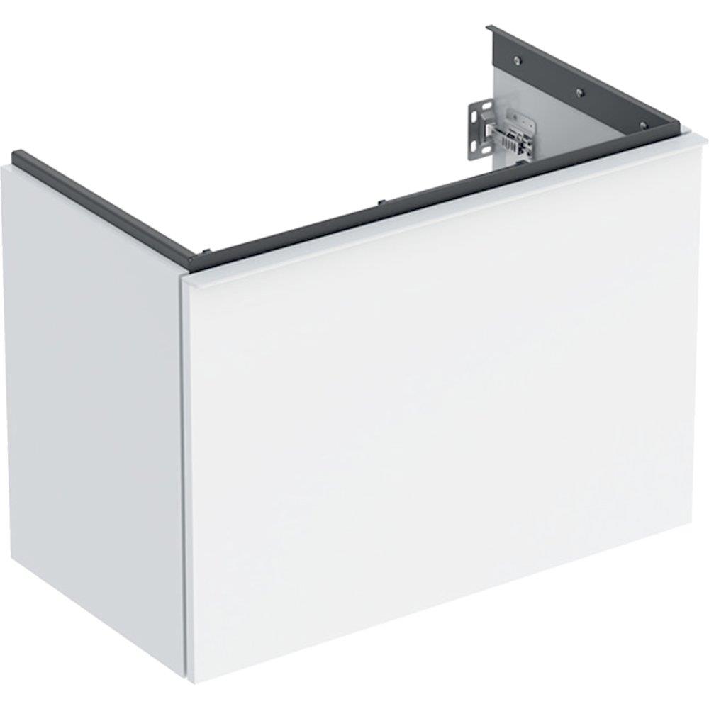 Geberit Acanto Base Cabinet White High-Gloss - 740 mm x 535 mm, 1 Drawer + Internal