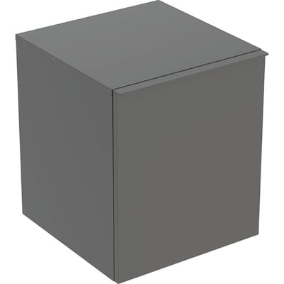 Geberit Acanto Side cabinet lava - 520mm, Matt-lacquered, 452mm, 475mm, grey, 1 drawer + 1 internal drawer, Yes