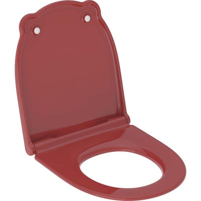 Geberit Bambini Child Toilet Seat Carmine Red Soft-Close Fixed Bracket