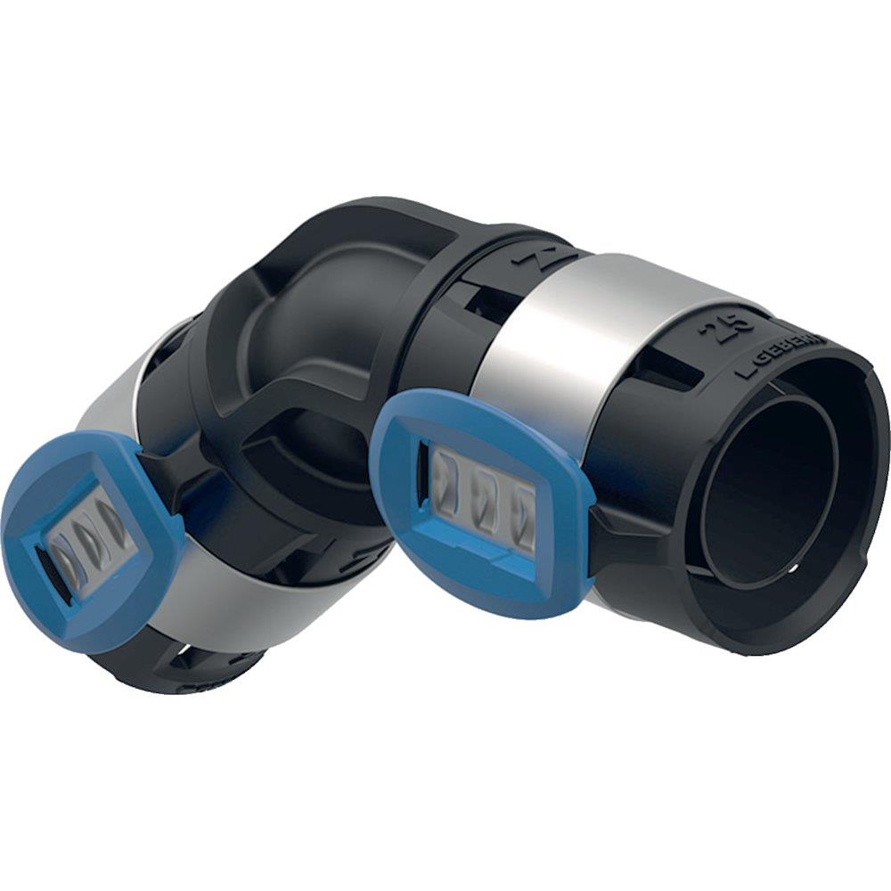 Geberit FlowFit Angle - 20mm, 20mm, 45°, 2PCS, coupling/coupling