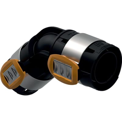 Geberit FlowFit Angle - 63mm, 63mm, 45°, 2PCS, coupling/coupling