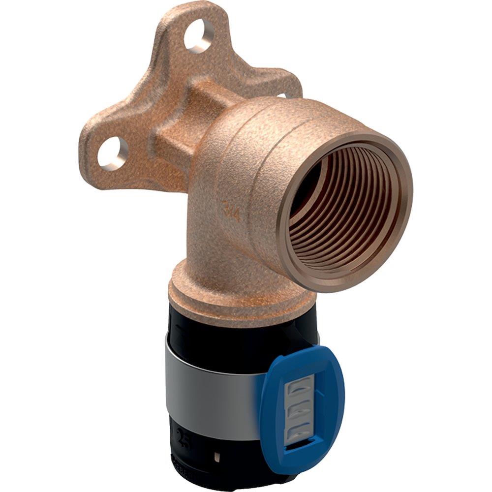 Geberit FlowFit Angle valve - 16mm, 1/2", coupling, 90°, coupling