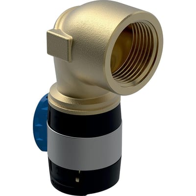 Geberit FlowFit Press Bend - 16mm, 1/2", coupling, 90°, coupling