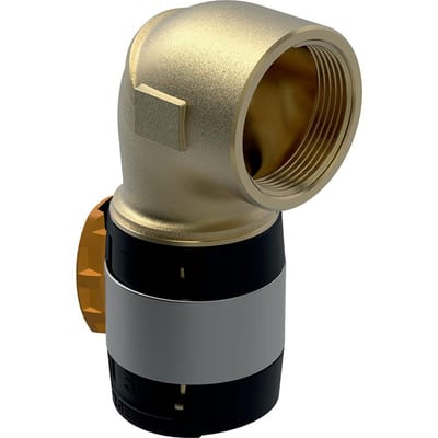 Geberit FlowFit Press Bend - 63mm, 2", coupling, 90°, coupling