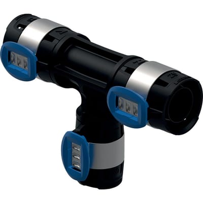 Geberit FlowFit T-Piece reduced - 40mm, 40mm, 25mm