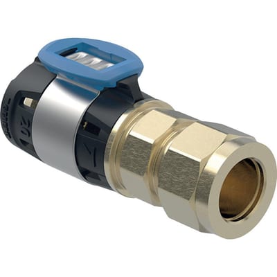 Geberit FlowFit Transition with compression fitting - 16mm, 14mm