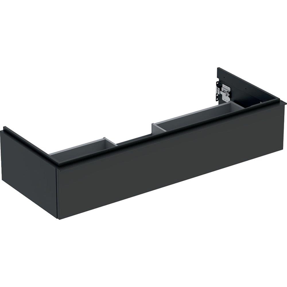 Geberit iCon Base Cabinet Lava - 247mm, Lacquered, 1184x476mm, Grey, 1 Drawer