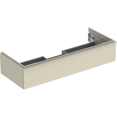 Geberit iCon base cabinet sand-coloured lacquered 1184×476×247mm 1 drawer with grip