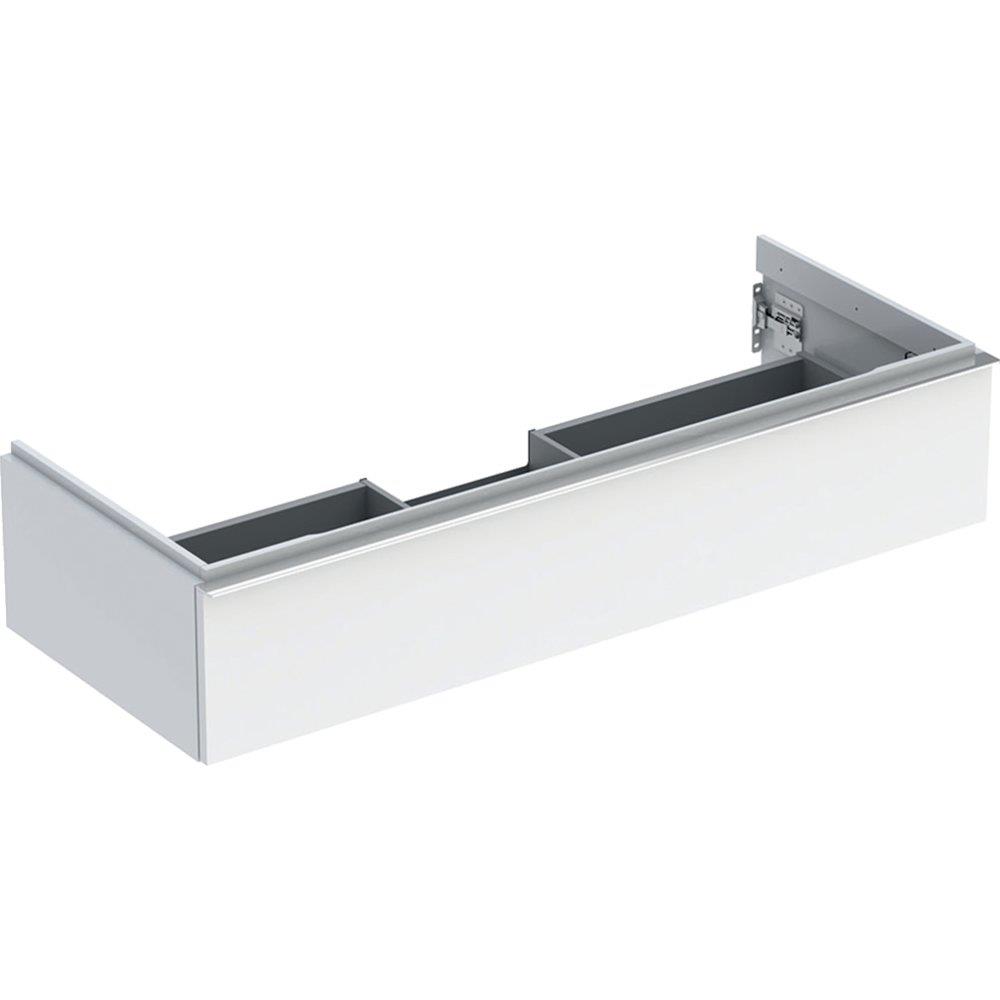 Geberit iCon Base cabinet white high-gloss - 247mm, Lacquered, 1184mm, 476mm, white, 1 drawer, Yes