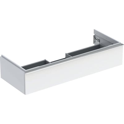 Geberit iCon Base cabinet white high-gloss - 247mm, Lacquered, 1184mm, 476mm, white, 1 drawer, Yes